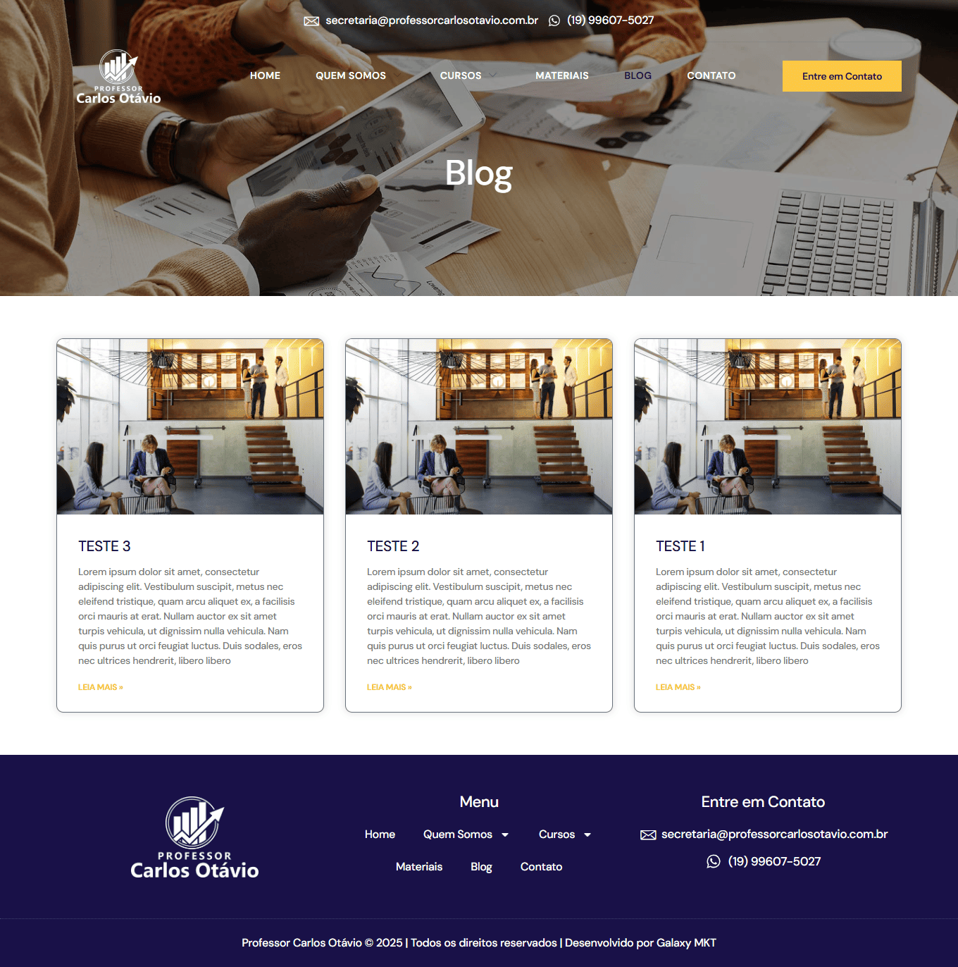 professor carlos otávio blog